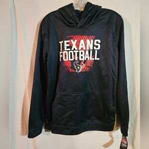 Houston Texans Youth Hoodie Hooded Sweatshirt In Blue Size XL (18/20)